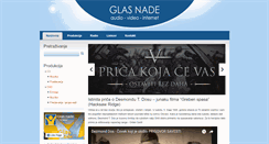 Desktop Screenshot of glasnade.com